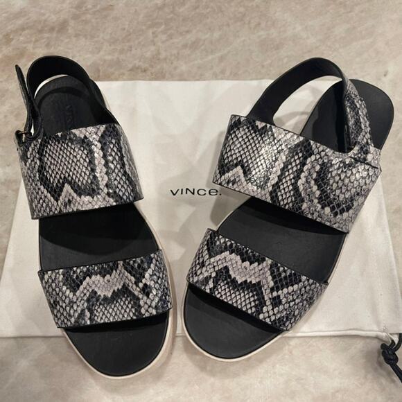 New! Vince “Westport” platform sandals sz 10 - Picture 1 of 10
